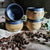 Black and Tan Espresso Cups (Set of 2)